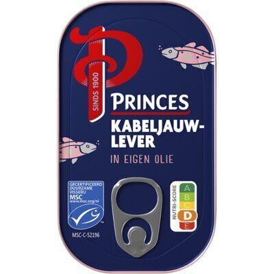 Schelvislever in eigen olie (blik 120 g) (blik, 120g)