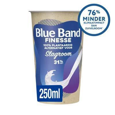 Blue Band Finesse 100% Plantaardig Slagroom 250ml (250ml)
