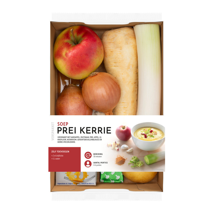 Fresh & Easy verspakket prei kerrie soep (1.08kg)