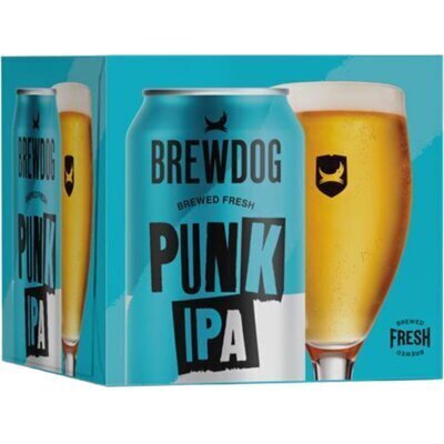 Brewdog Punk Ipa bier blikje (4 × 33cl)