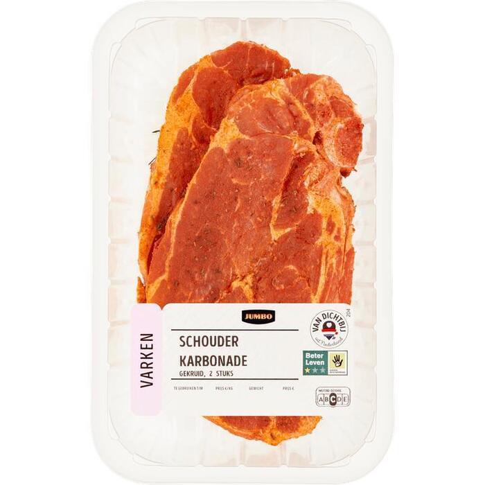 Jumbo  Schouderkarbonade Gekruid 2 Stuks
