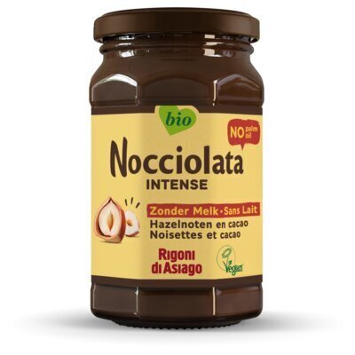 Nocciolata Cacao- en hazelnootpasta zonder melk (325g)