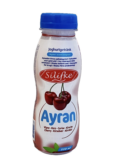 Silifke Ayran yoghurtdrank kers (250ml)