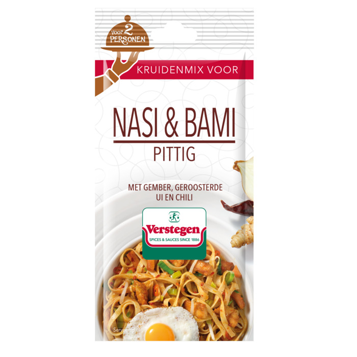 Verstegen Kruidenmix voor Nasi & Bami Pittig 15 g (15g)