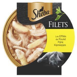 Sheba Filets Kipfilet stukjes in saus kattenvoer 60 g (Kuipje, 60g)