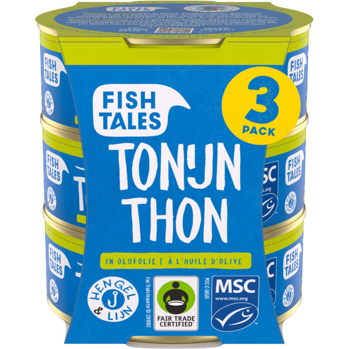 Fish Tales Tonijn in olijfolie 3-pack (426g)