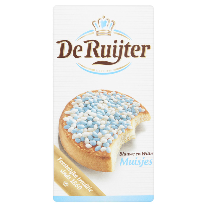 Muisjes blauw-wit (Stuk, 280g)