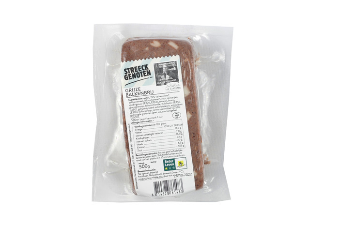 Streeckgenoten Grijze balkenbrij (500g)