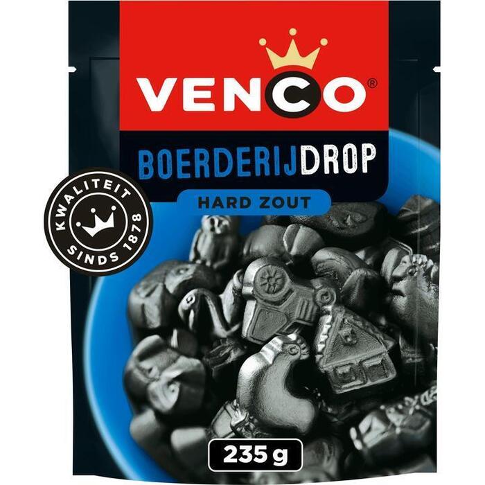 Venco Boerderijdrop Hard Zout 235 g (235g)