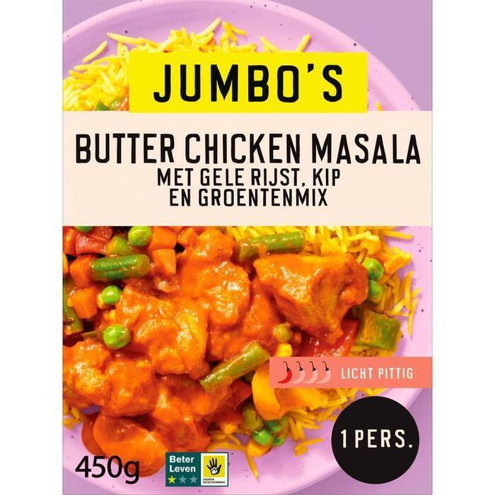 Jumbo's Vriesverse Maaltijd Butter Chicken Masala 450 g (450g)