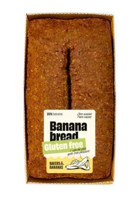 Bakers & Bananas Bananenbrood glutenvrij (310g)