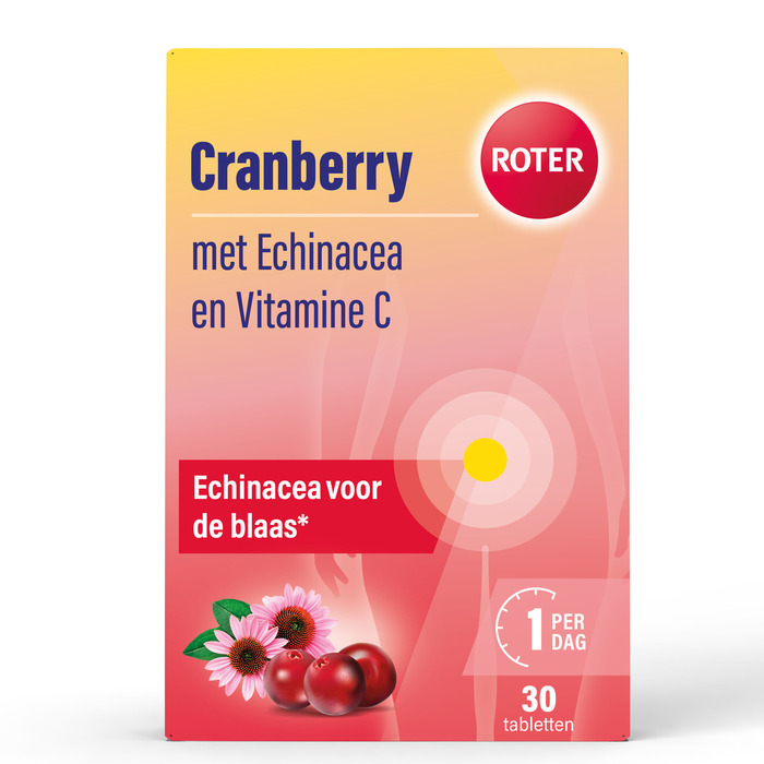 Roter Cranberry vitamine C en echinacea (30 × 0.96g)