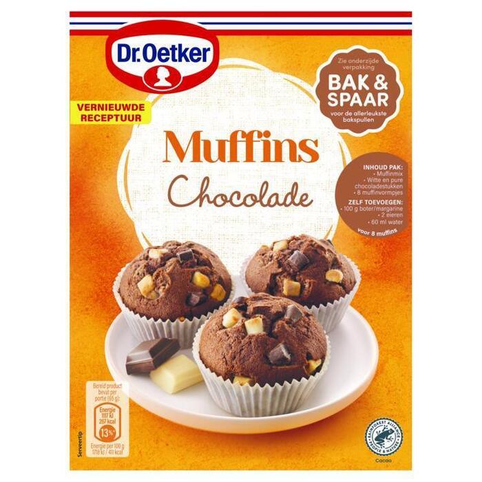 Dr. Oetker Muffins chocolade (345g)