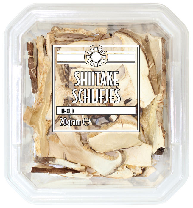 Neutraal Shiitake schijfjes (20g)