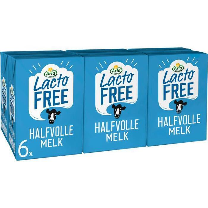 Arla Lactofree Houdbare Halfvolle Melk 6 x 200 ml (6 × 200ml)