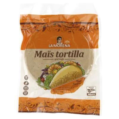 La Morena Gele maïstortilla (Zak, 250g)
