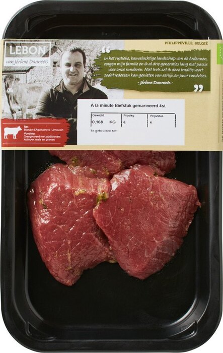 Gemarineerde biefstuk à la minute (160g)