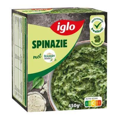 Fieldfresh spinazie boursin (Doos, 450g)