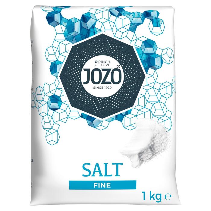JOZO Puur Fijn Zout 1 kg (Zak, 1kg)