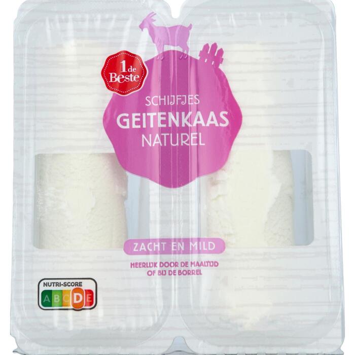 1 de Beste Verse geitenkaas naturel schijfjes (200g)