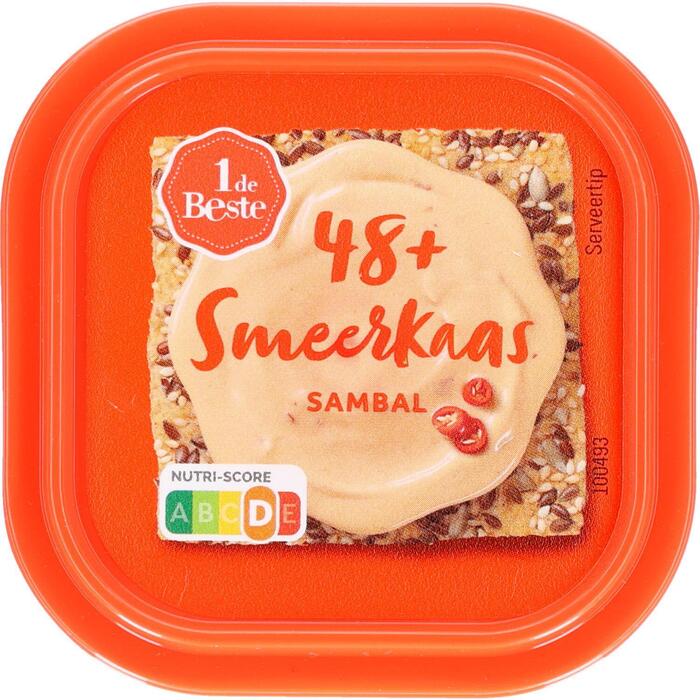 1 de Beste Smeerkaas sambal 48+ (100g)