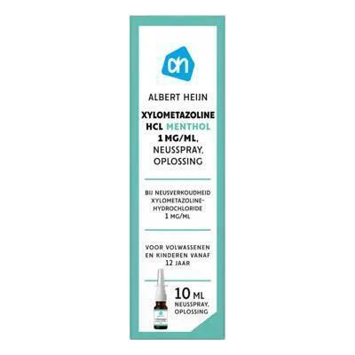 AH Neusspray xylometazoline menthol (10ml)