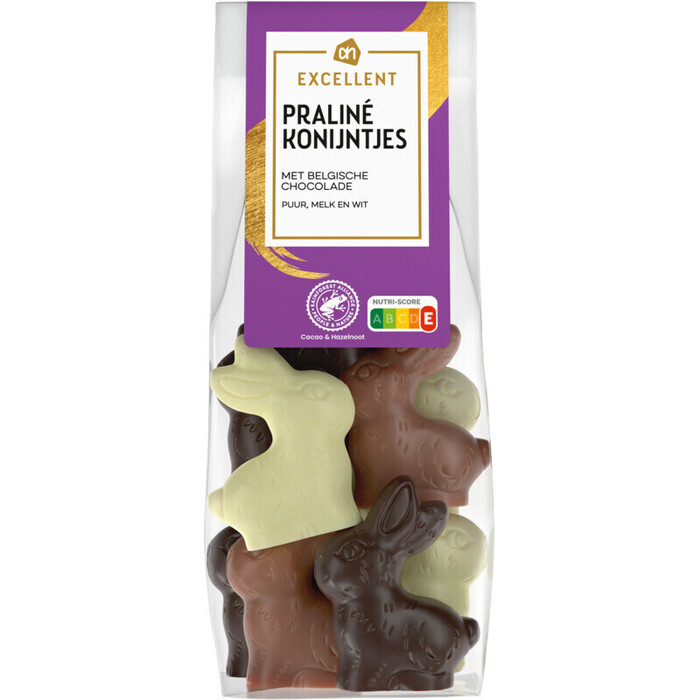 AH Excellent Chocolade gianduja konijntjes (180g)