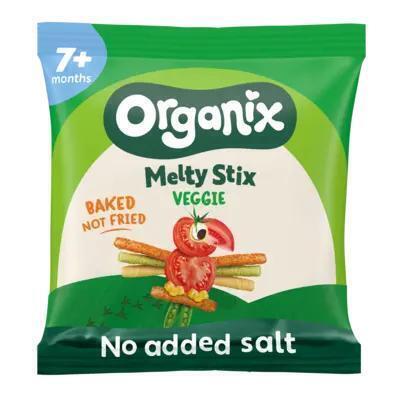 ORGANIX  Babyvoeding Melty Veggie Sticks Biologisch 15g Zakje (Zakje, 15g)