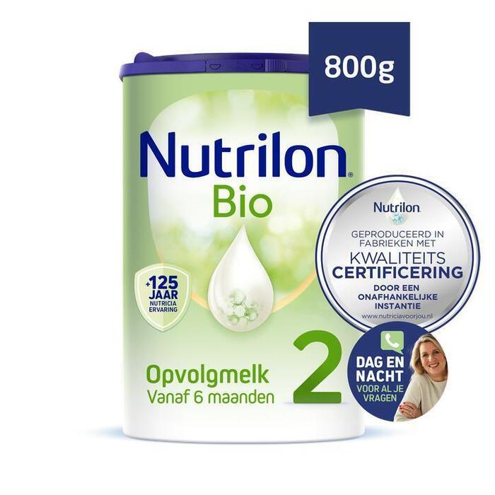 Nutrilon Bio 2 Opvolgmelk 6-12 Maanden 800g (Doos, 800g)