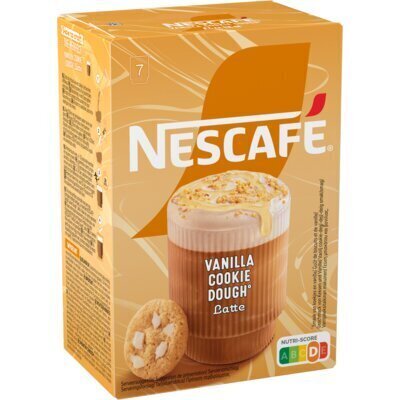 Nescafé Vanilla Cookie Dough Latte Special Edition 7 x 19. 5g (7 × 19.5g)