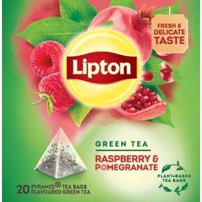 Lipton Groene Thee Raspberry & Pomegranate (28g)