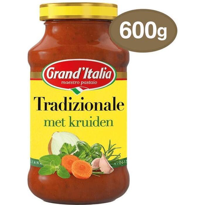 Grand'Italia Tradizionale met Kruiden 600 g (Pot, 600g)