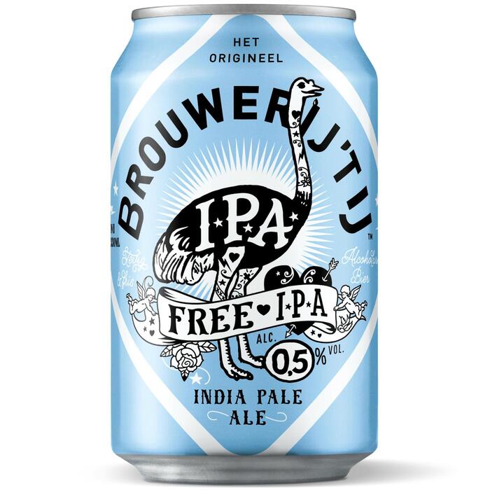 Brouwerij 't IJ Free IPA 0.5% (Blik, 33cl)