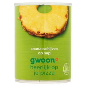 g'woon Ananasschijven op Sap 567 g (567g)