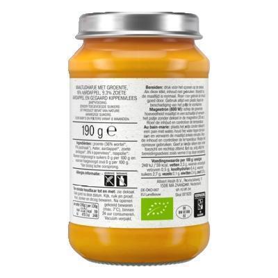 AH Biologisch Maaltijdhapje groente aardappel & kip 6+ (190g)