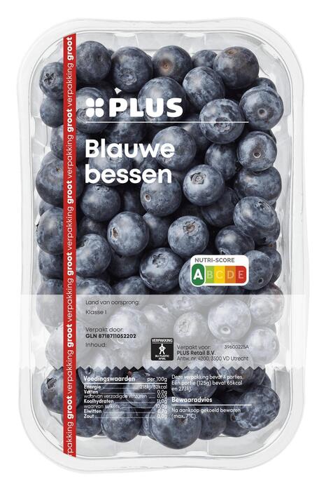 Blauwe bessen (Bakje, 500g)