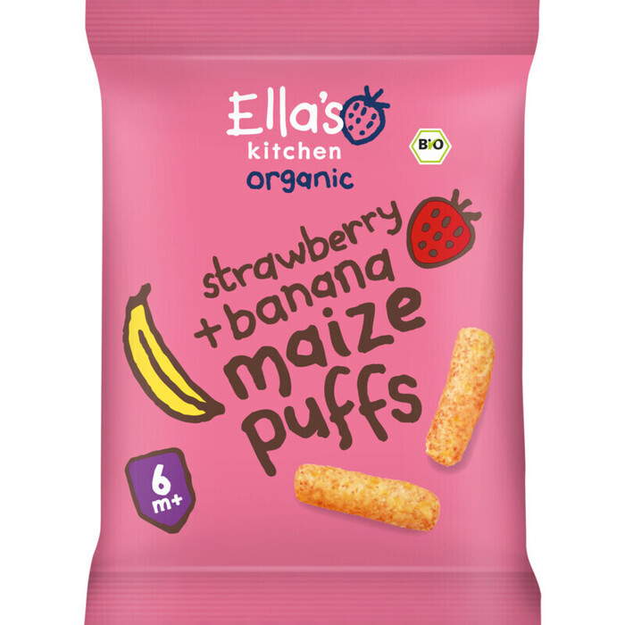 7+ Smikkelsticks aardbei+banaan (Zak, 20g)