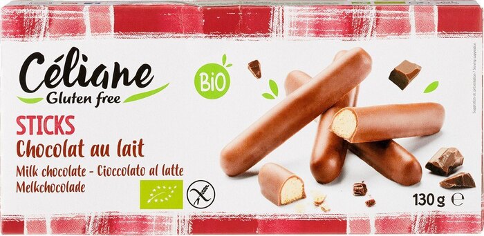 Melkchocolade staafjes (130g)