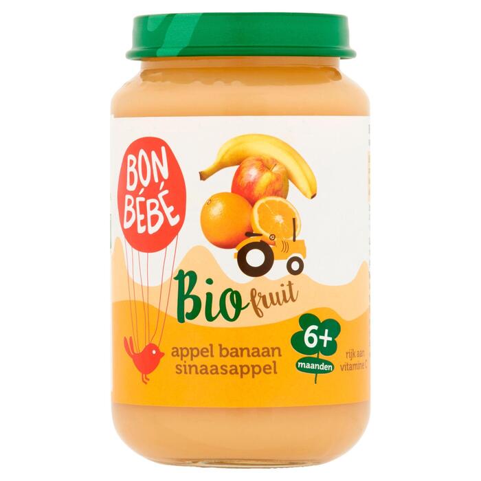 Bonbébé Fruithapje banaan sinaasappel (Pot, 200g)