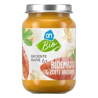 AH Biologisch Bloemkool met zoete aardappel 6m07 (190g)