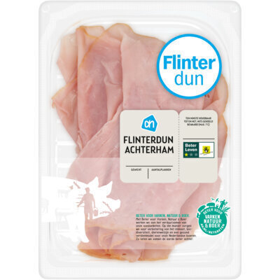 Flinterdunne achterham (100g)