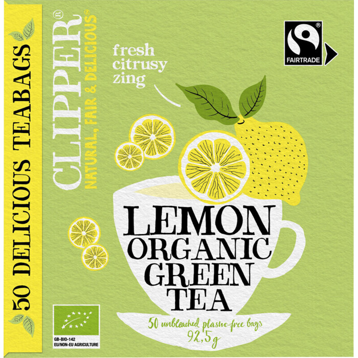 Clipper Green tea lemon (50 × 1.85g)
