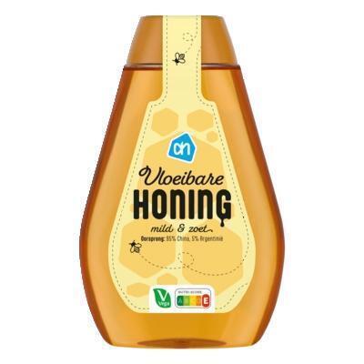 AH Honing vloeibaar mild en zoet (500g)