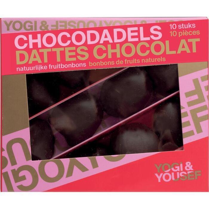 Yogi & Yousef's Dadels Pure Chocolade 10 Stuks