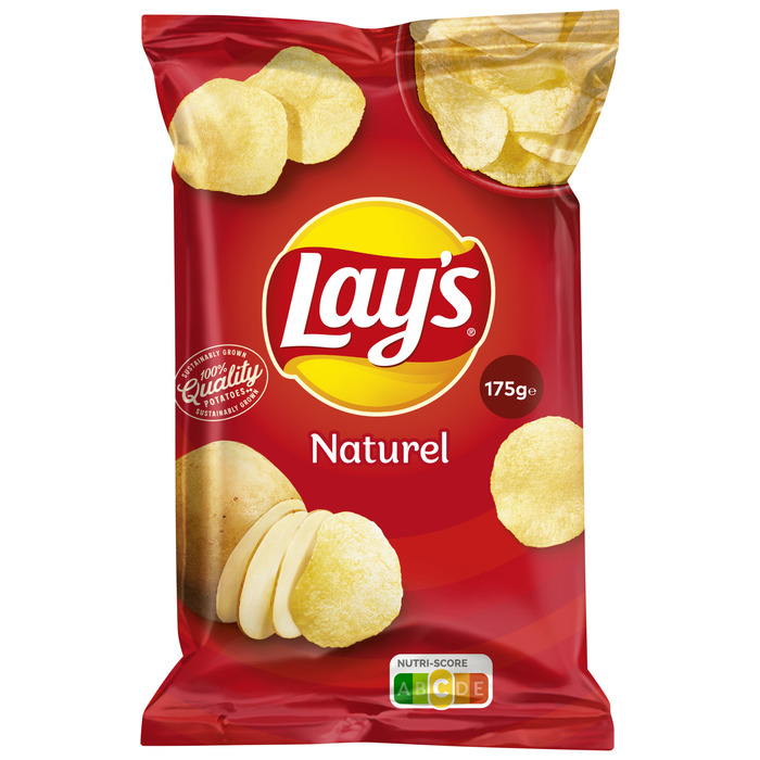 LAY'S CHIPS NATUREL 175GR (175g)