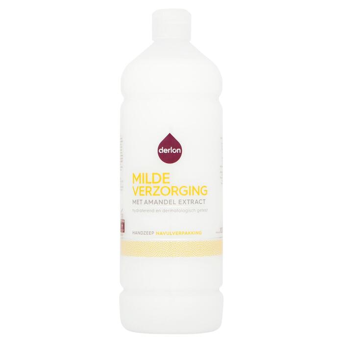 Vloeibare zeep navulling milde verzorging (Fles, 1L)
