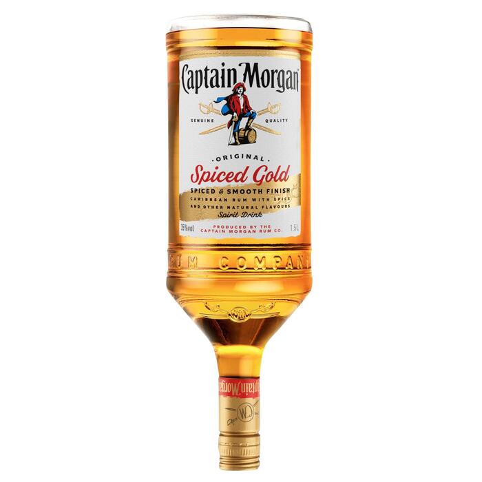 Captain Morgan Spiced Gold 1.5L Barrel (Fles, 1.5L)