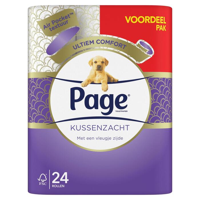 Page Toiletpapier kussenzacht (rol)