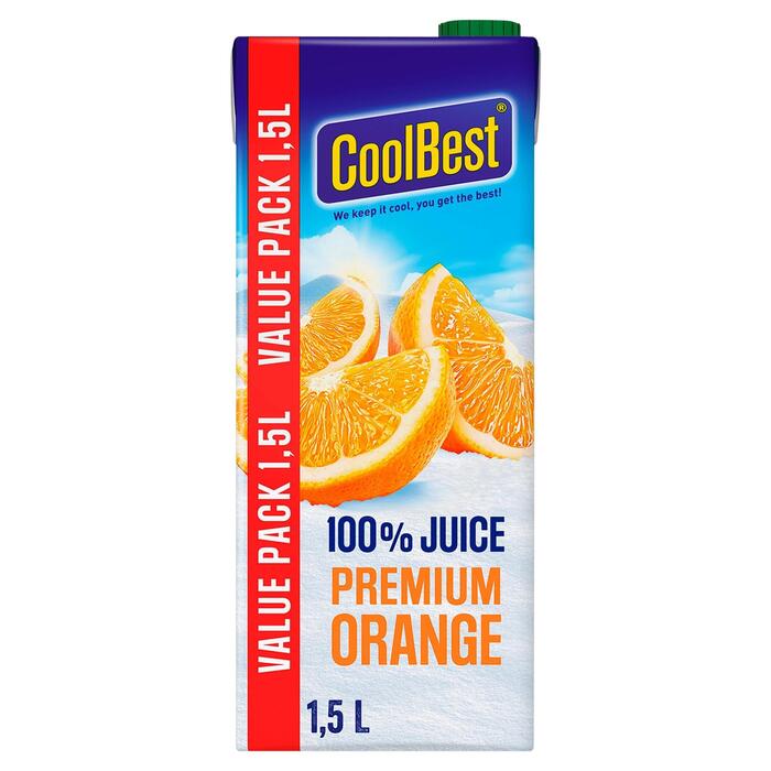 Premium orange voordeelpak (Pak, 1.5L)