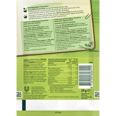 Saus Voor Groenten Knorr (Zak, 29g)